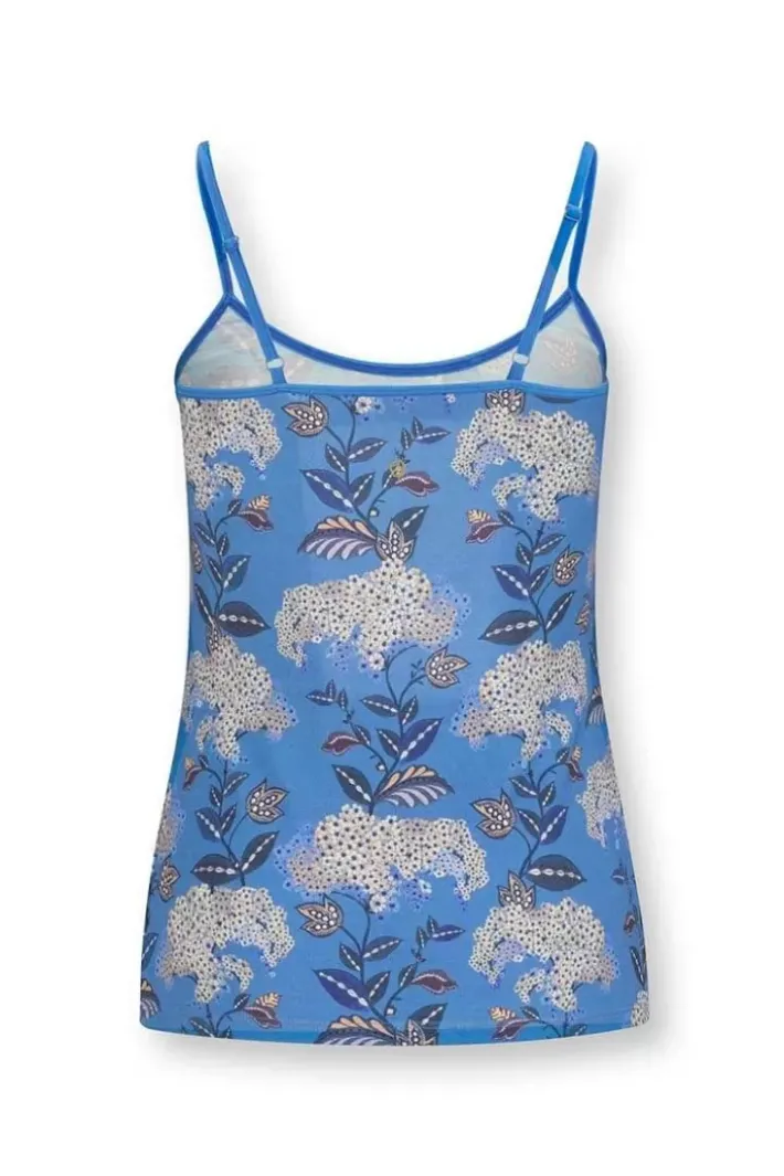Pip Studio Armelloses Top Flora Firenze Kobalt Blau