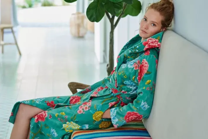 New Pip Studio Bademäntel Good Evening Grun