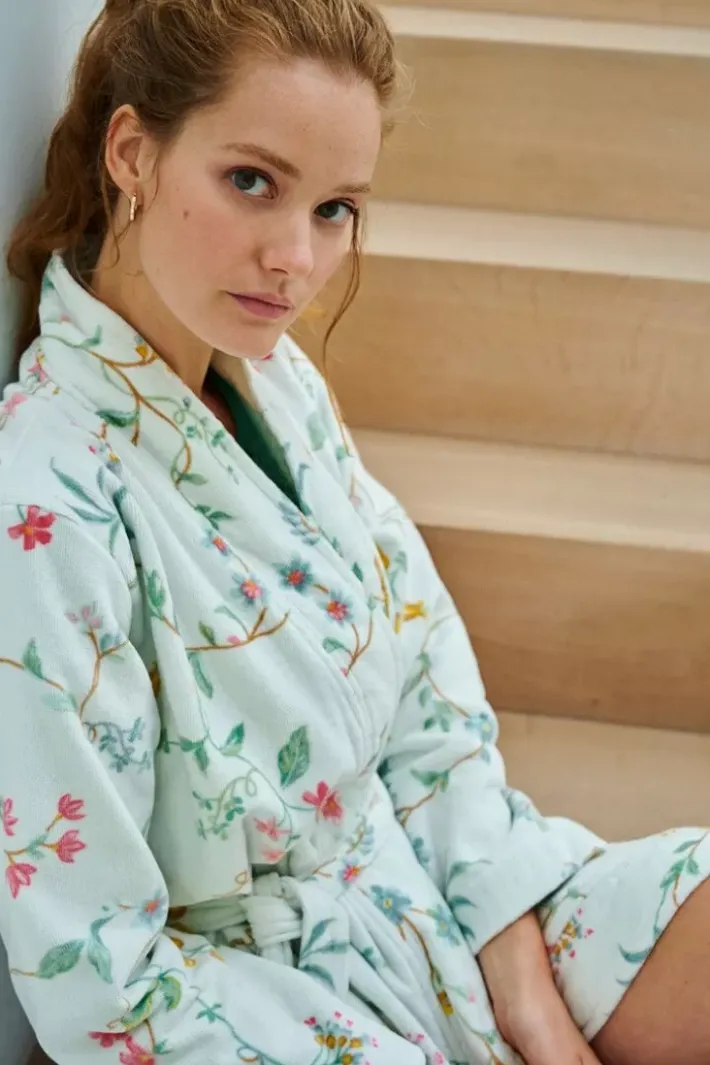 Pip Studio Bademäntel Les Fleurs Weis