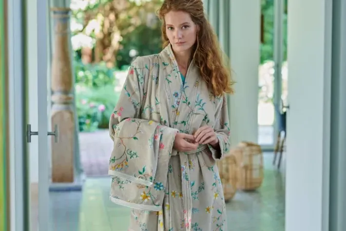 Online Pip Studio Bademäntel Les Fleurs Khaki