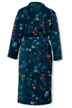 New Pip Studio Bademäntel Les Fleurs Dunkel Blau