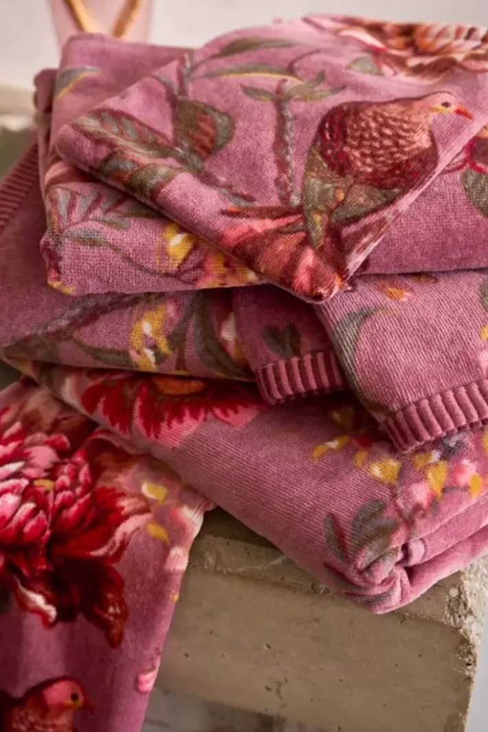Sale Pip Studio Badetuch Secret Garden Mauve 55X100Cm Violett