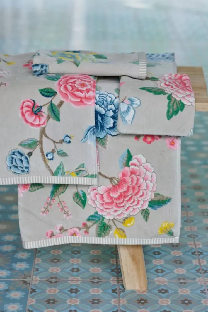 Pip Studio Badetuch Set/3 Good Evening 55X100 Cm Khaki