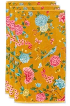 Discount Pip Studio Badetuch Set/3 Good Evening 55X100 Cm Gelb