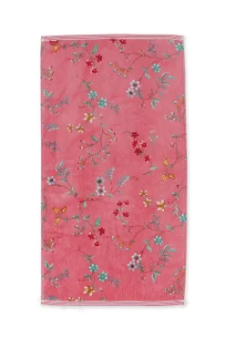 Outlet Pip Studio Badetuch Set/3 Les Fleurs 55X100 Cm Rosa