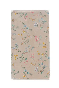 Hot Pip Studio Badetuch Set/3 Les Fleurs 55X100 Cm Khaki