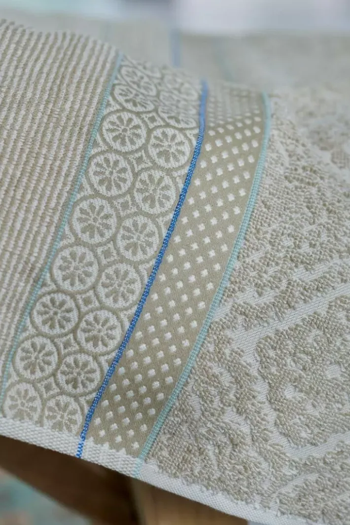 Best Pip Studio Badetuch Set/3 Soft Zellige 55X100 Cm Khaki