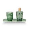 Hot Pip Studio Badezimmeraccessoires Set/3 Kyoto Festival Grun