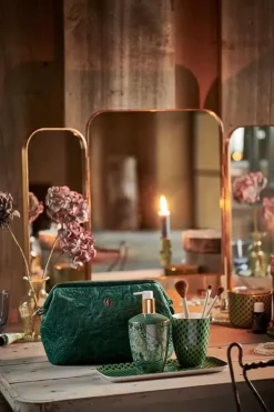 Hot Pip Studio Badezimmeraccessoires Set/3 Kyoto Festival Grun