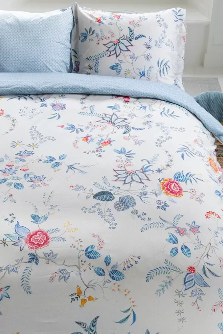 Hot Pip Studio Bettbezug Flower Festival Weis