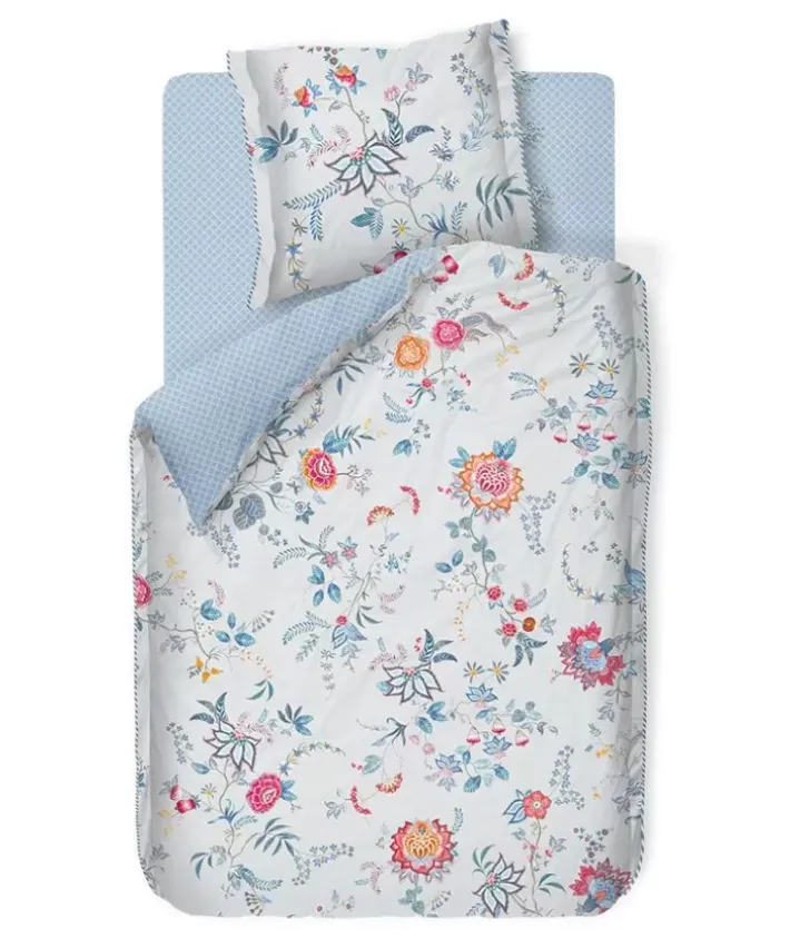 Hot Pip Studio Bettbezug Flower Festival Weis