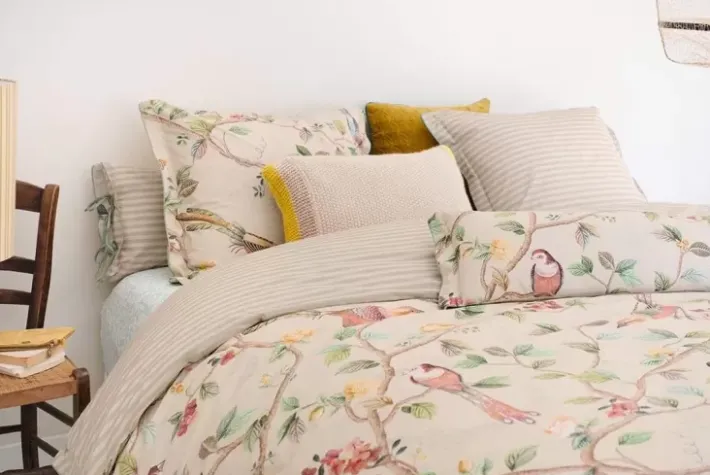 Clearance Pip Studio Bettbezug Good Nightingale Sand Beige