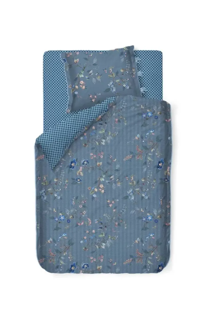 Hot Pip Studio Bettbezug Kawai Flower Blau