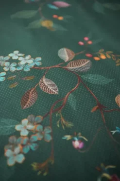 Best Pip Studio Bettbezug Kawai Flower Dunkel Grun