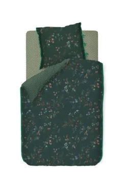Best Pip Studio Bettbezug Kawai Flower Dunkel Grun
