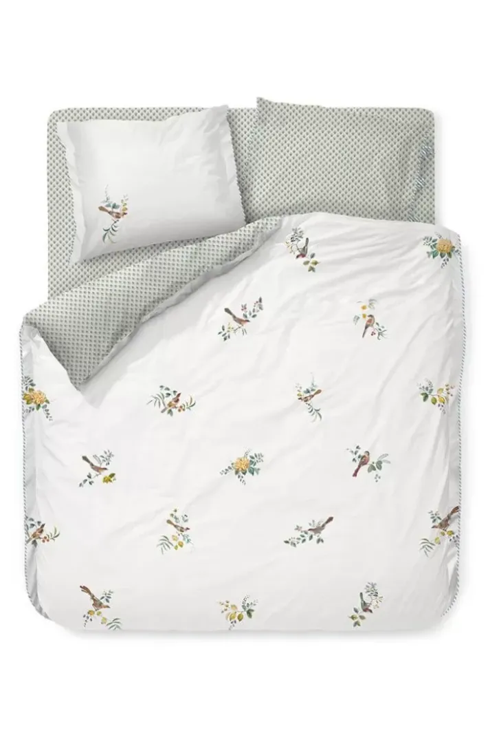 Outlet Pip Studio Bettbezug Little Birds Weiss