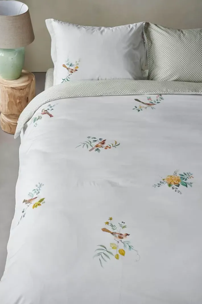 Outlet Pip Studio Bettbezug Little Birds Weiss