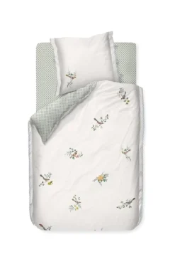 Outlet Pip Studio Bettbezug Little Birds Weiss