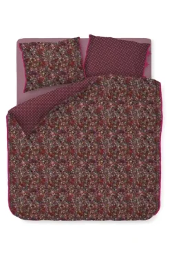 Online Pip Studio Bettbezug Tutti I Fiori Dunkelrot