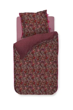 Online Pip Studio Bettbezug Tutti I Fiori Dunkelrot