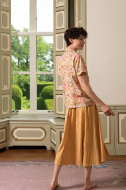 Sale Pip Studio Bluse Kurze Armeln Kyoto Festival Gelb