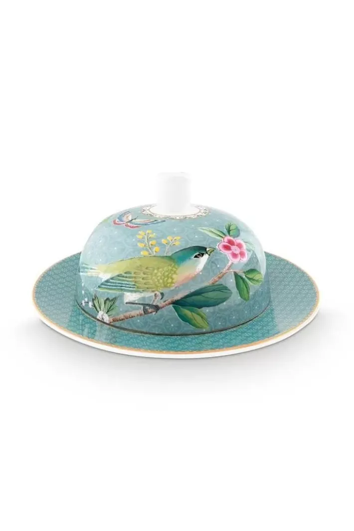 Hot Pip Studio Blushing Birds Butterschale Runde Blau