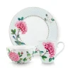 Online Pip Studio Blushing Birds Fruhstuck Set/3 Weis