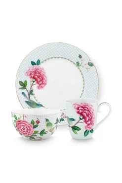 Online Pip Studio Blushing Birds Fruhstuck Set/3 Weis