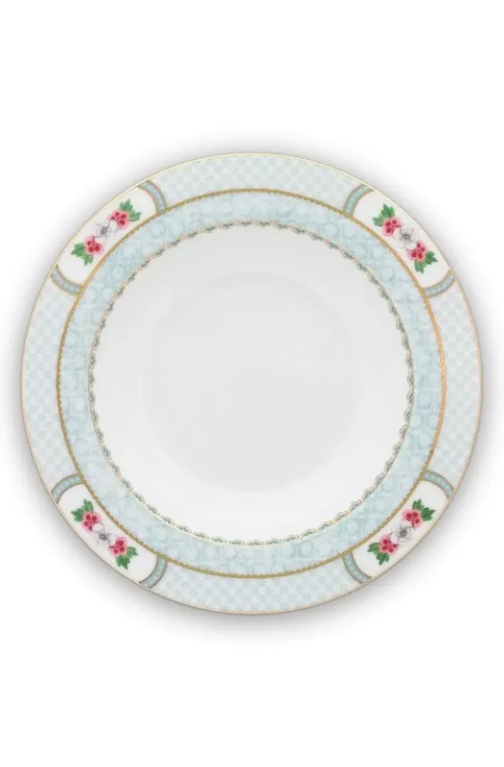 Outlet Pip Studio Blushing Birds Tiefer Teller 21,5 Cm Weis