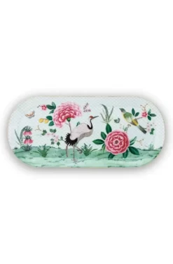 Hot Pip Studio Blushing Birds Tortenteller Rechteckig Weis