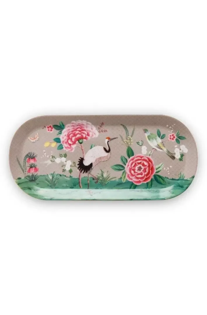 Sale Pip Studio Blushing Birds Tortenteller Rechteckig Khaki