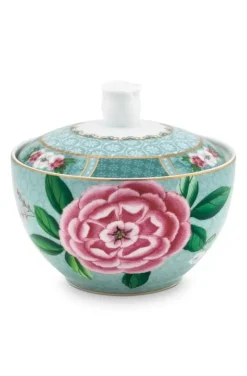 Outlet Pip Studio Blushing Birds Zuckerdose Blau