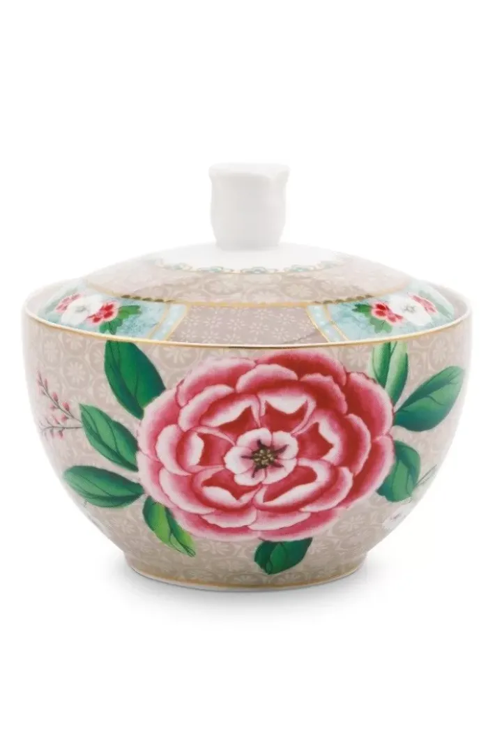 New Pip Studio Blushing Birds Zuckerdose Khaki