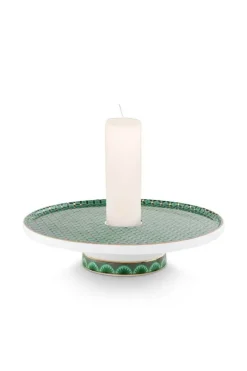 Online Pip Studio Cross Stitch Kerze Schale 14Cm Grun