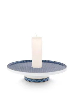 Clearance Pip Studio Cross Stitch Kerze Schale 14Cm Blau