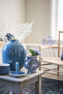 Clearance Pip Studio Cross Stitch Kerze Schale 14Cm Blau