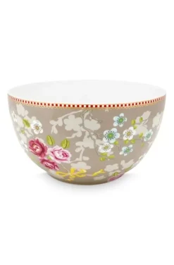 Sale Pip Studio Early Bird Schale Chinese Rose 18 Cm Khaki