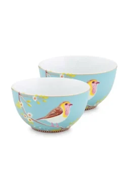 Hot Pip Studio Early Bird Set/2 Schalen 15 Cm Blau