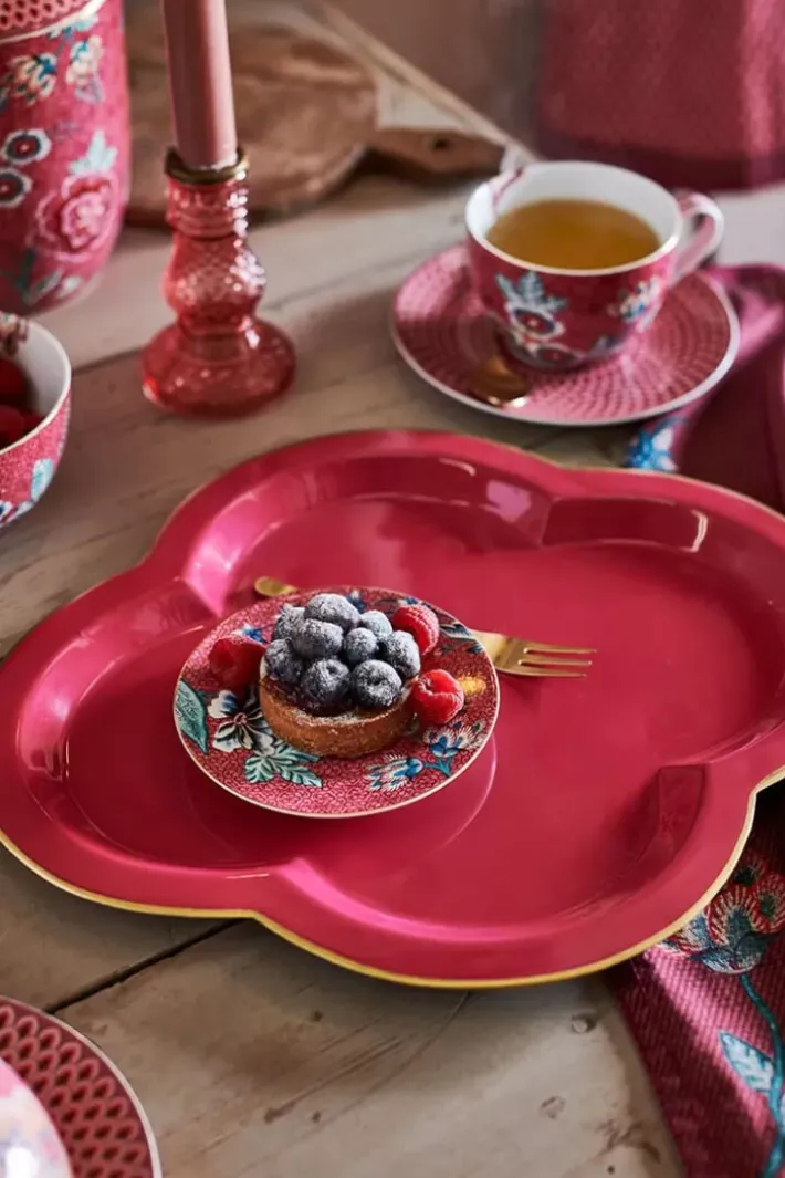 Hot Pip Studio Fancy Schale Gross Dunkel Rosa