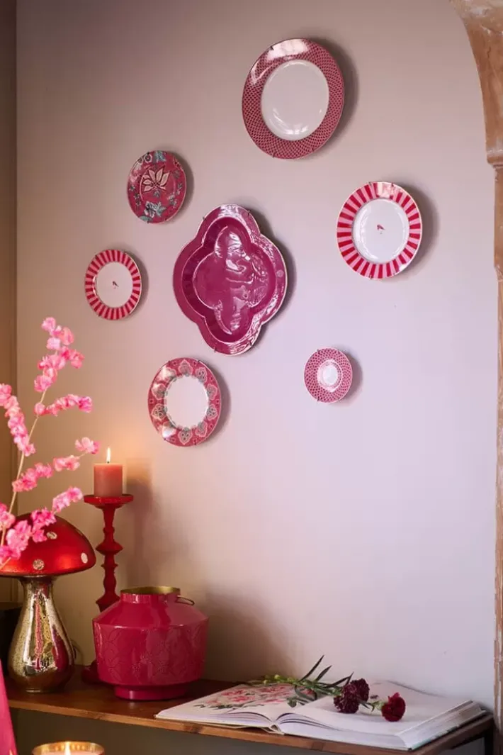 Hot Pip Studio Fancy Schale Gross Dunkel Rosa