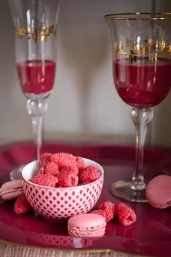 Hot Pip Studio Fancy Schale Gross Dunkel Rosa