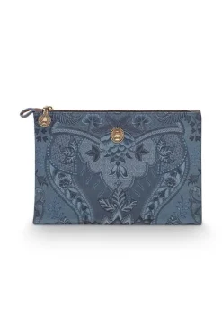 New Pip Studio Flaches Necessaire Medium Kyoto Festival Blau