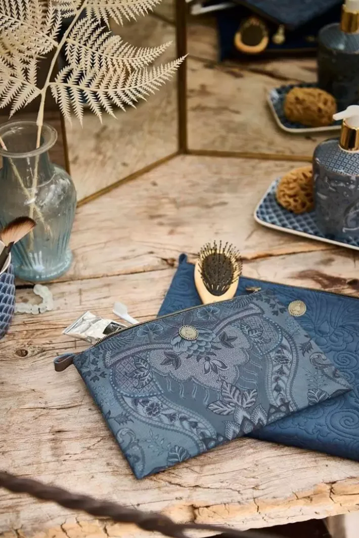 New Pip Studio Flaches Necessaire Medium Kyoto Festival Blau