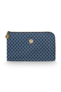 Pip Studio Flaches Necessaire Reisverschluss Suki Blau