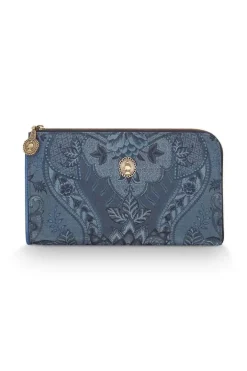 Pip Studio Flaches Necessaire Reisverschluss Kyoto Festival Blau