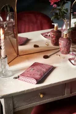 Discount Pip Studio Flaches Necessaire Reisverschluss Kyoto Festival Dunkel Rosa