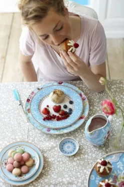 Best Pip Studio Floral Gebäckteller 17 Cm Blau