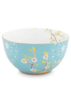 Clearance Pip Studio Floral Schale Early Bird 15 Cm Blau