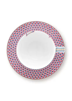 Pip Studio Flower Festival Cappuccino Tasse & Undertasse Hellblau