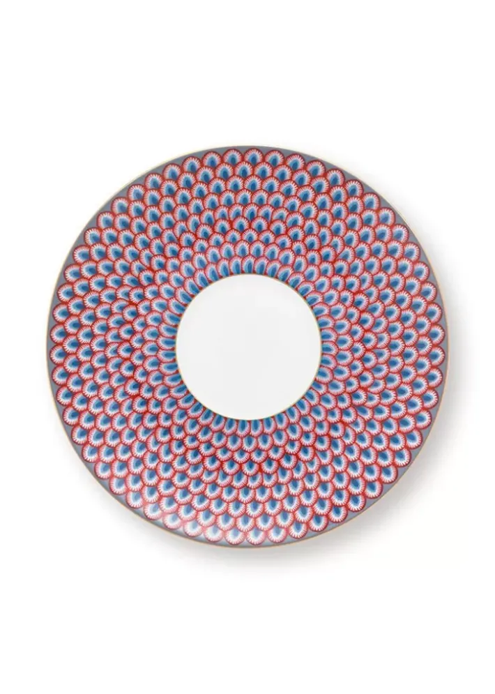 Pip Studio Flower Festival Cappuccino Tasse & Undertasse Hellblau